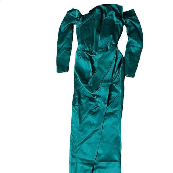 House of CB ‘Sienna’ Emerald Green Dress New-Size XS *RARE - Picture 5 of 9